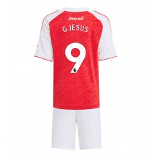 Arsenal Gabriel Jesus #9 Hjemmedraktsett Barn 2025-26 Kortermet (+ korte bukser)